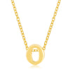 Golden Initial O Pendant