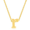 Golden Initial R Pendant