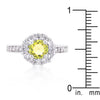 Bella Birthstone Engagement Ring in Yellow